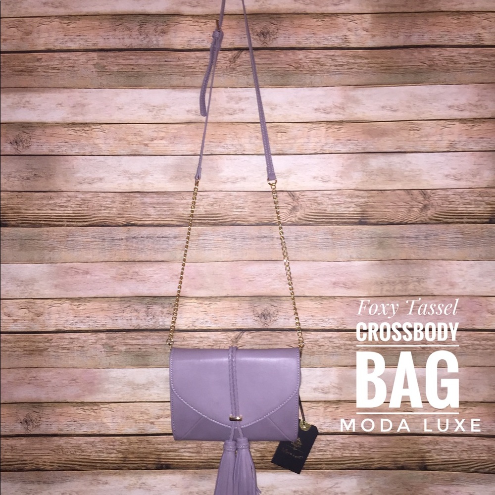 Moda Luxe Foxy Tassel Crossbody Bag